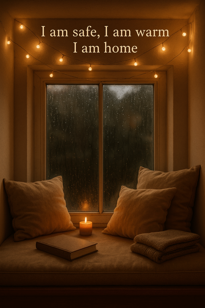 I am safe, I am warm, I am home