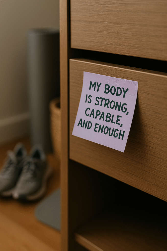 My body is strong, capable, and enough