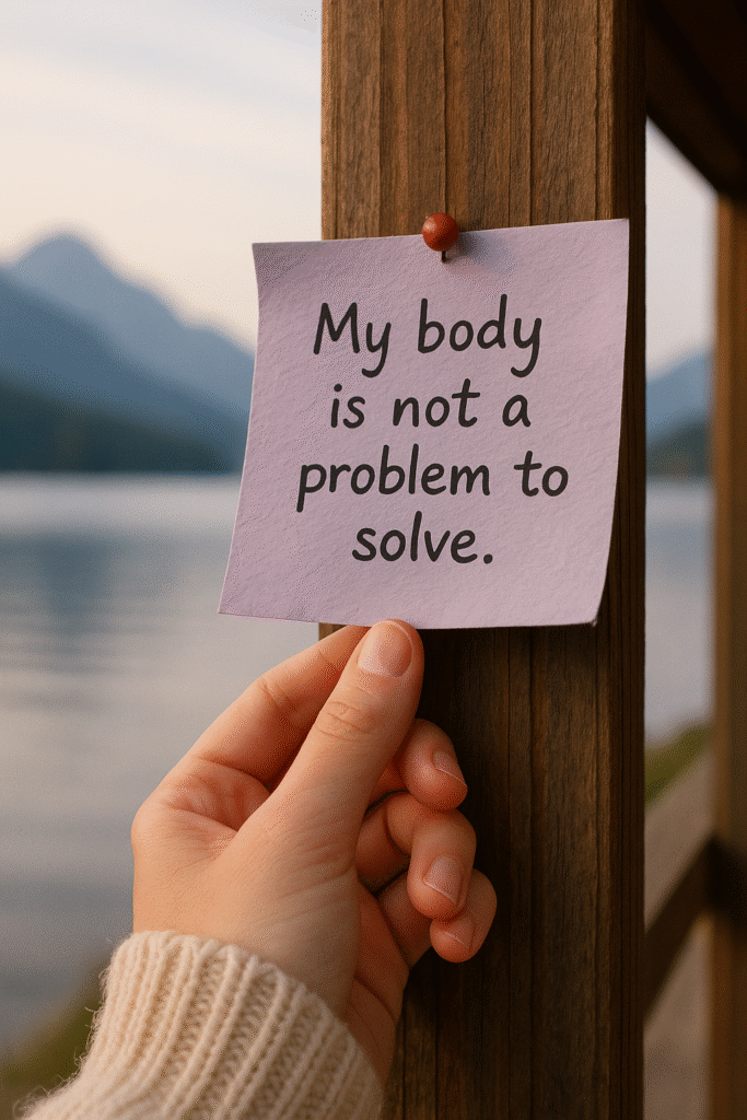My body is not a problem to solve