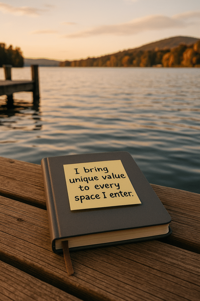 I bring unique value to every space I enter.