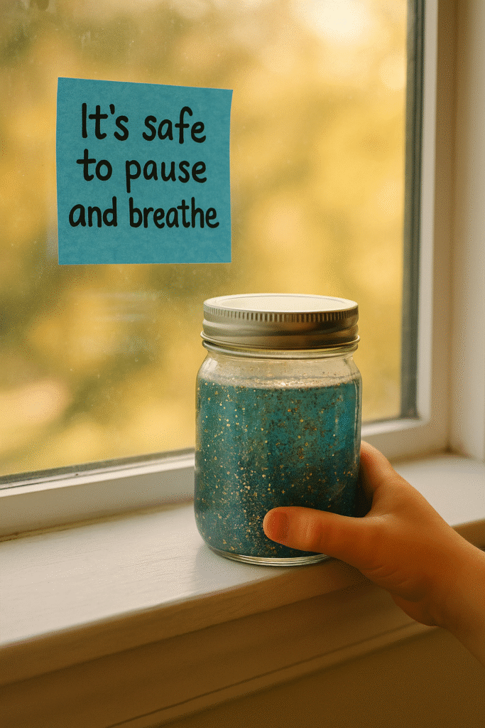 It’s safe to pause and breathe.