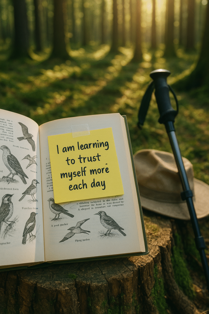 I am learning to trust myself more each day.