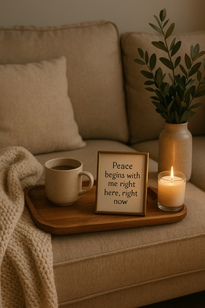 Claiming Peace in the Present