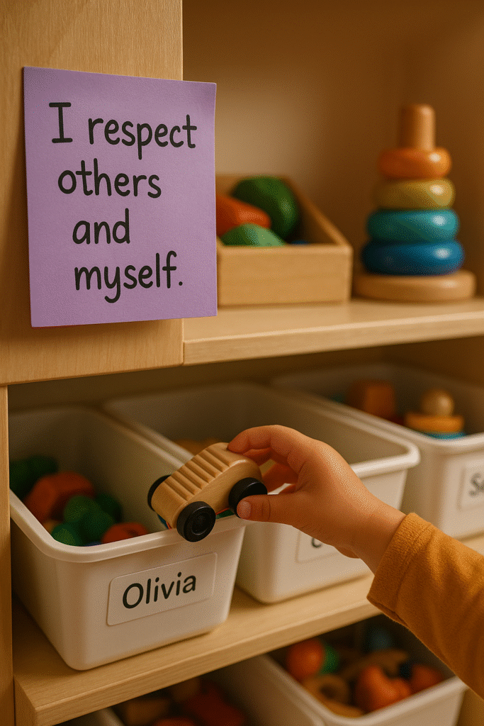 I respect others and myself.