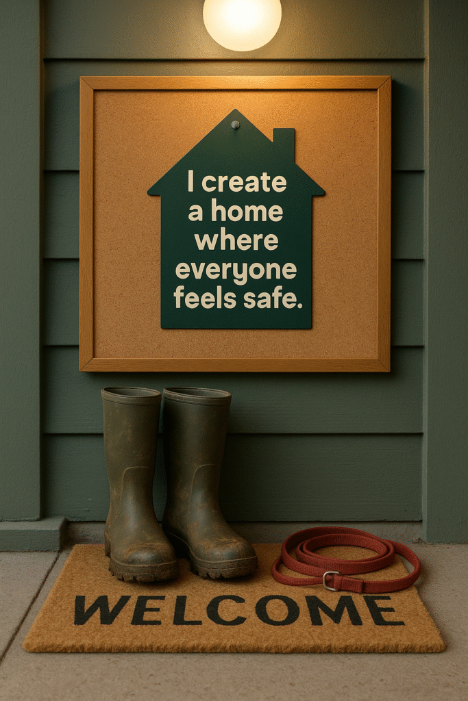 I create a home where everyone feels safe