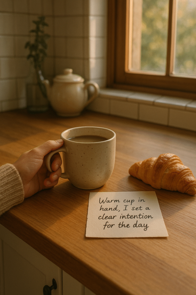 Morning Intention with Coffee or Tea