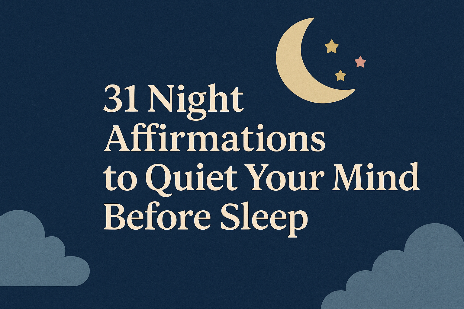 Night affirmations
