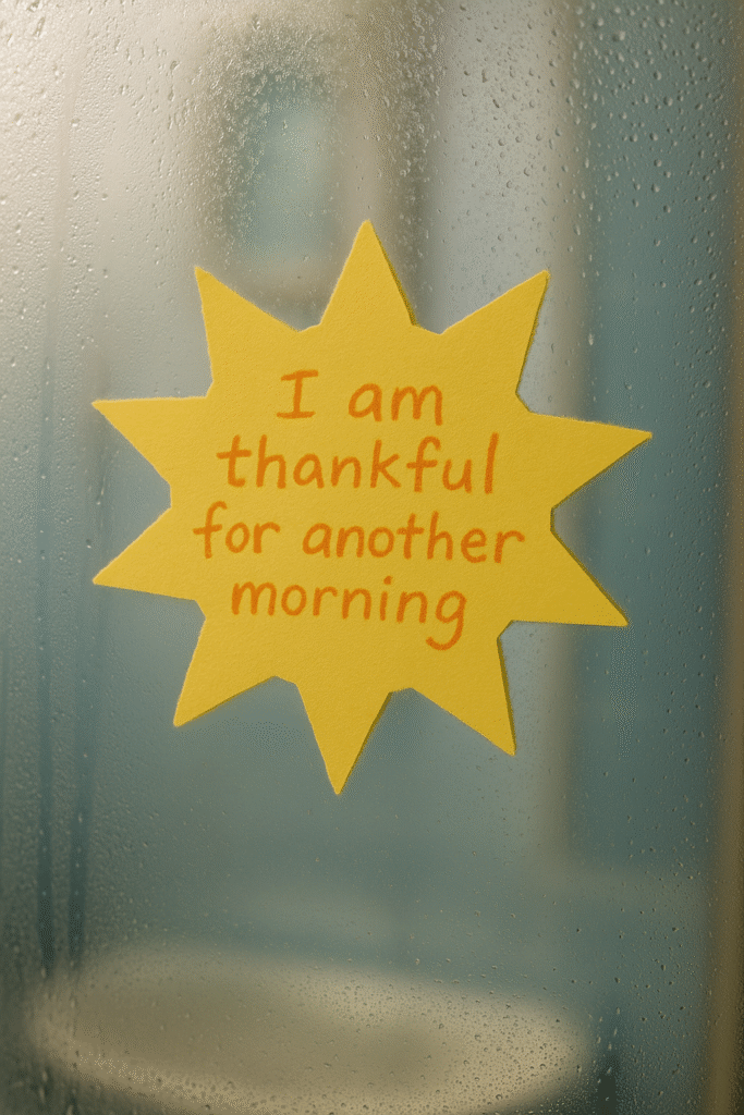 I am thankful for another morning