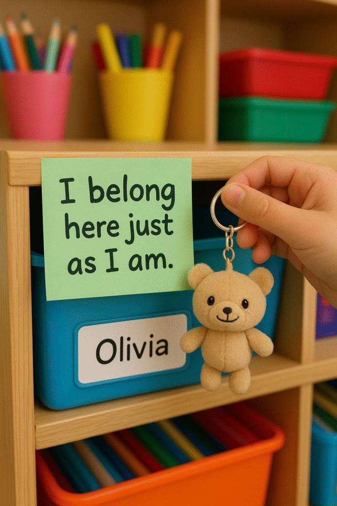 I belong here just as I am.