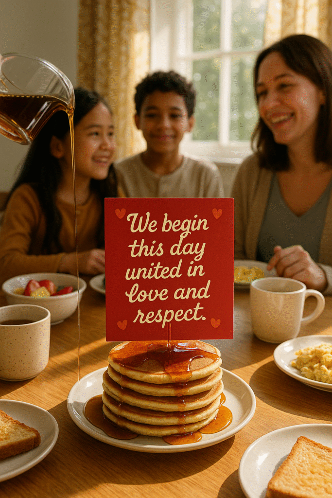 We begin this day united in love and respect