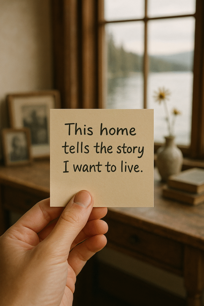 This home tells the story I want to live