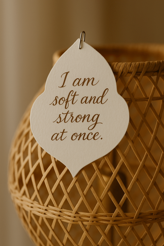 I am soft and strong at once
