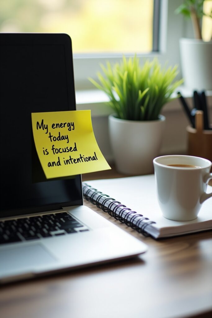 My energy today is focused and intentional.