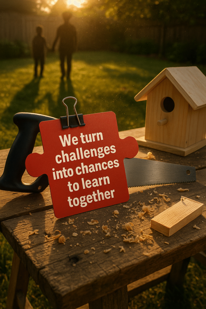 We turn challenges into chances to learn together.
