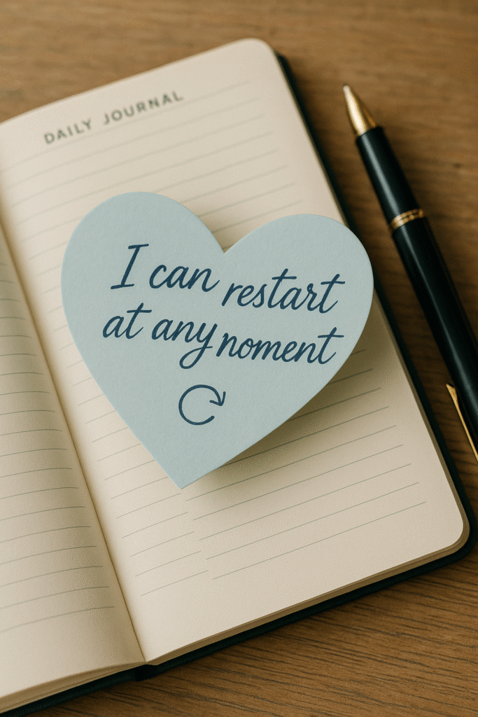 I can restart at any moment