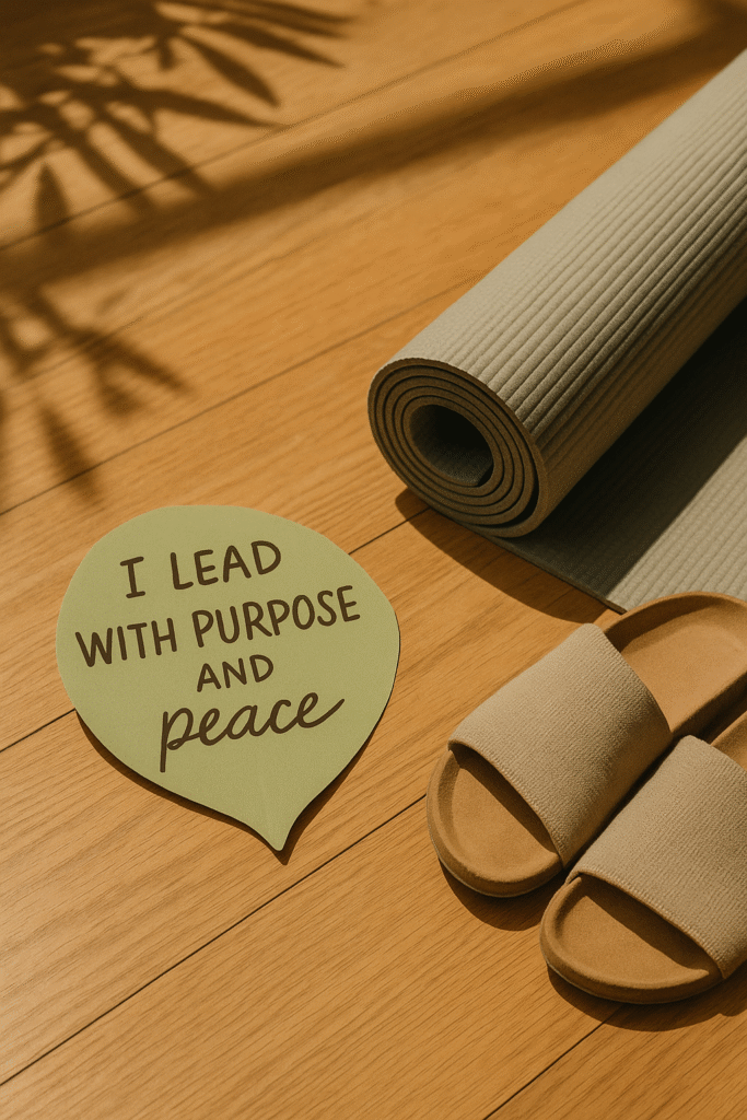 I lead with purpose and peace