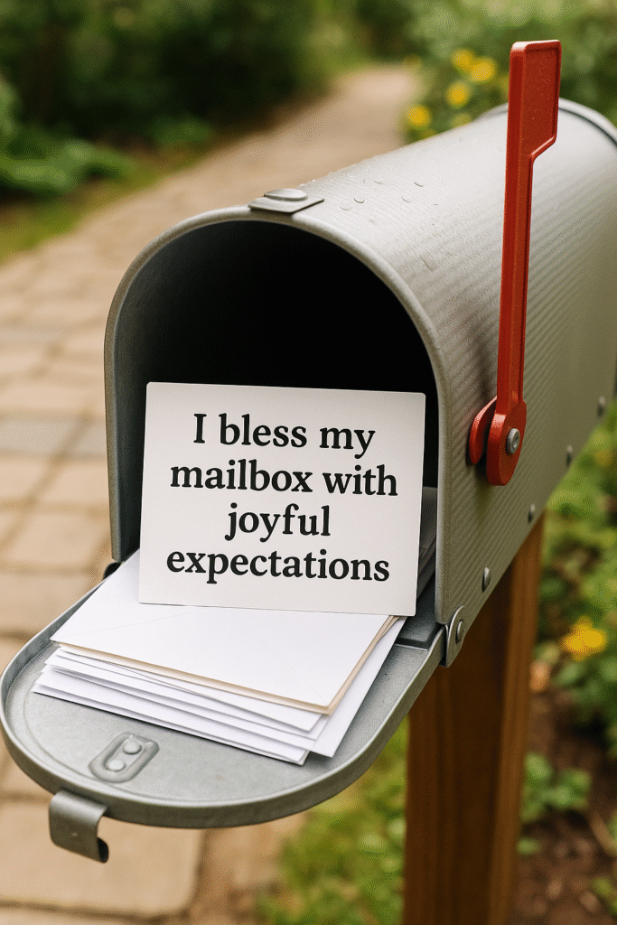 Blessing the Mailbox