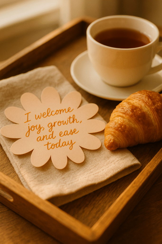 I welcome joy, growth, and ease today