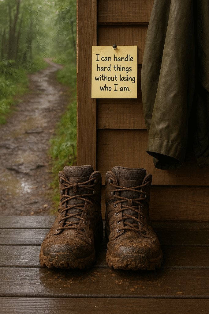 I can handle hard things without losing who I am.
