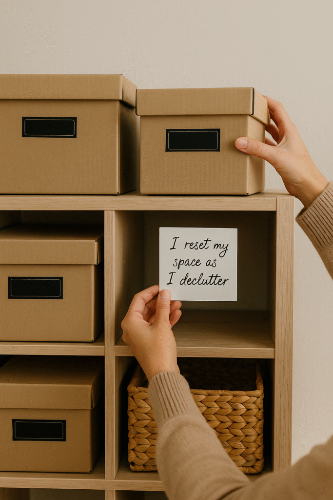 Decluttering as Energy Reset