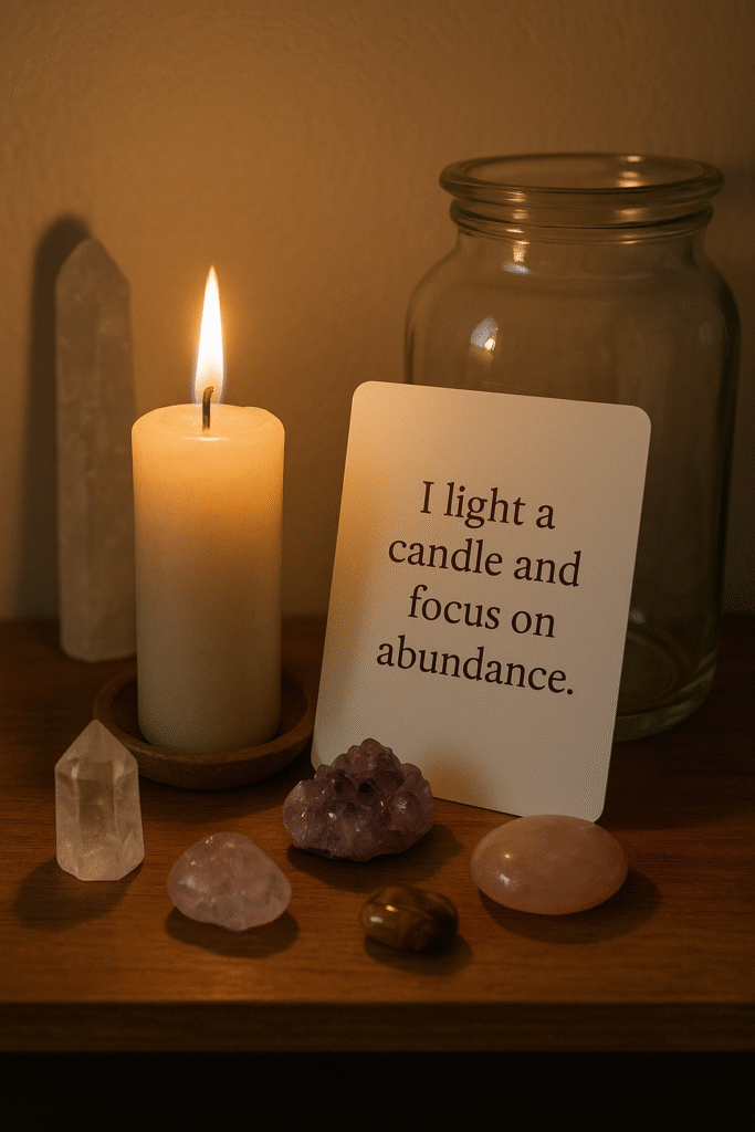Candle Ritual for Abundance