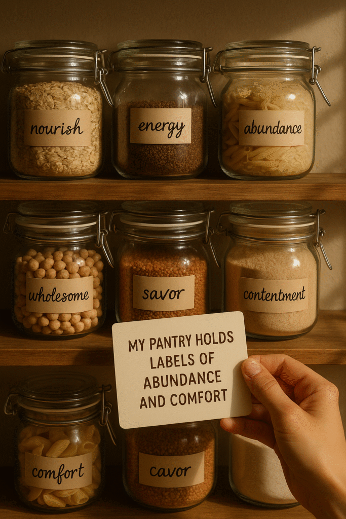 Pantry of Abundance Labels