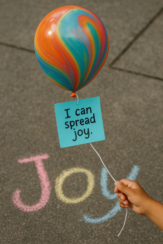 I can spread joy.