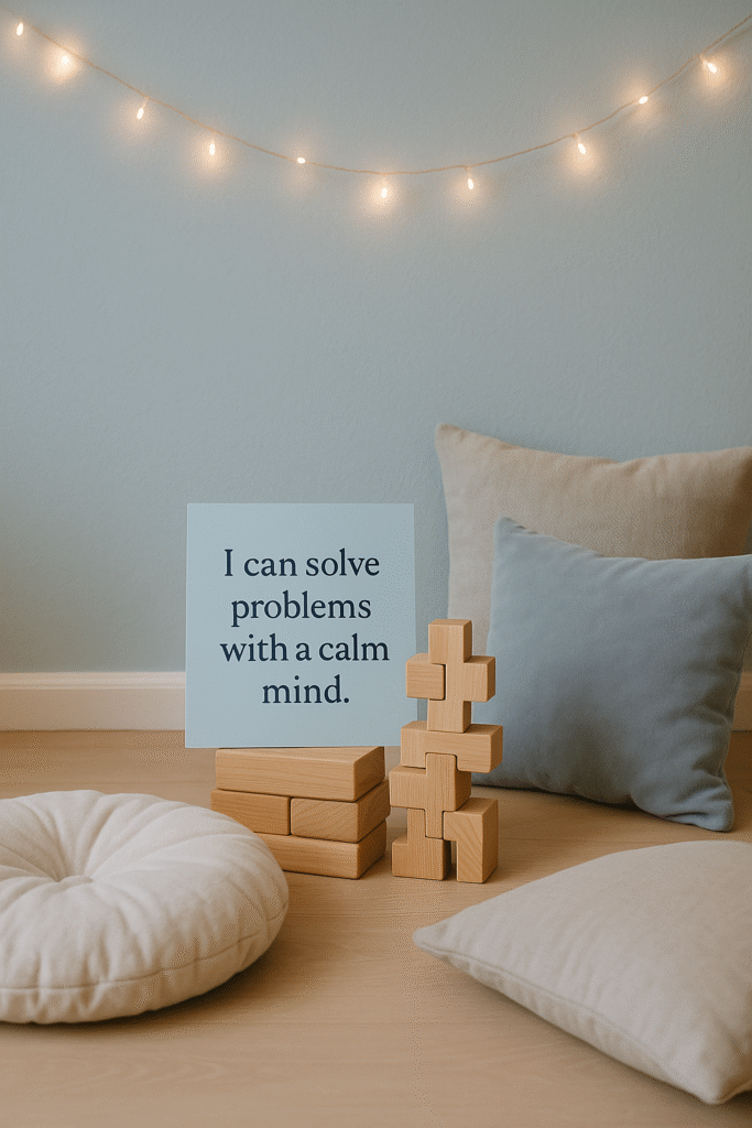 I can solve problems with a calm mind.