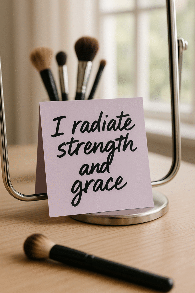 I radiate strength and grace
