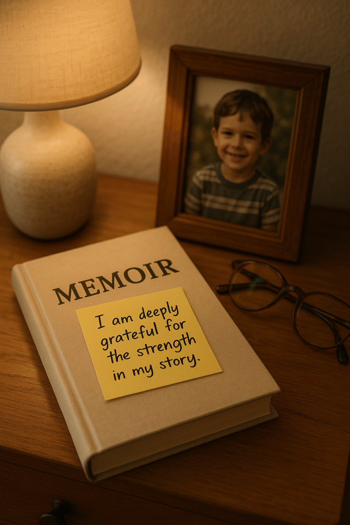I am deeply grateful for the strength in my story.