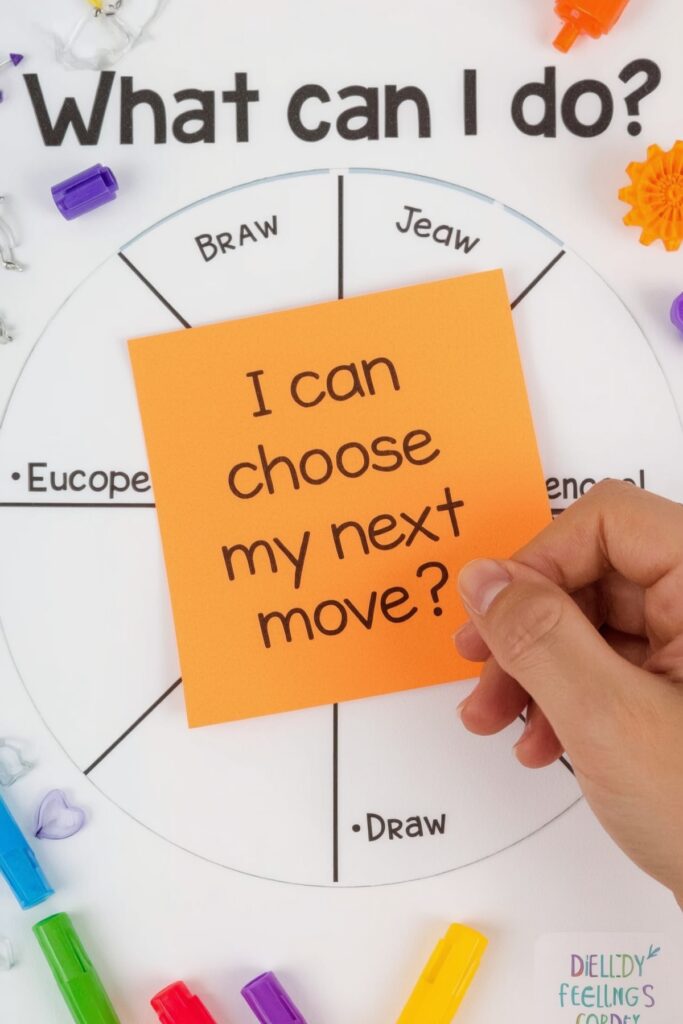 I can choose my next move.