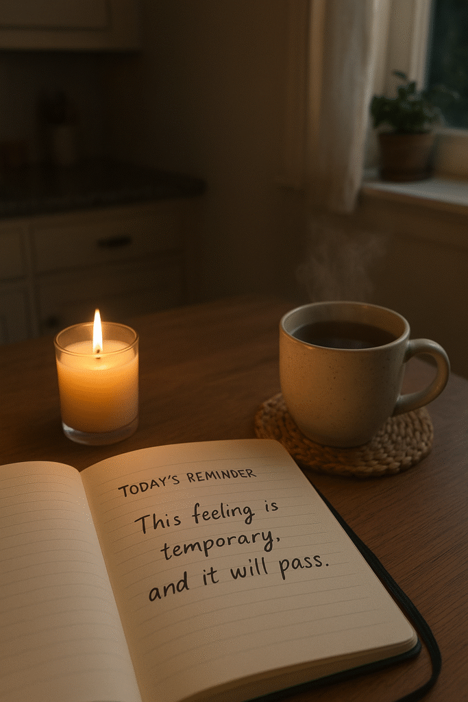 This feeling is temporary, and it will pass.