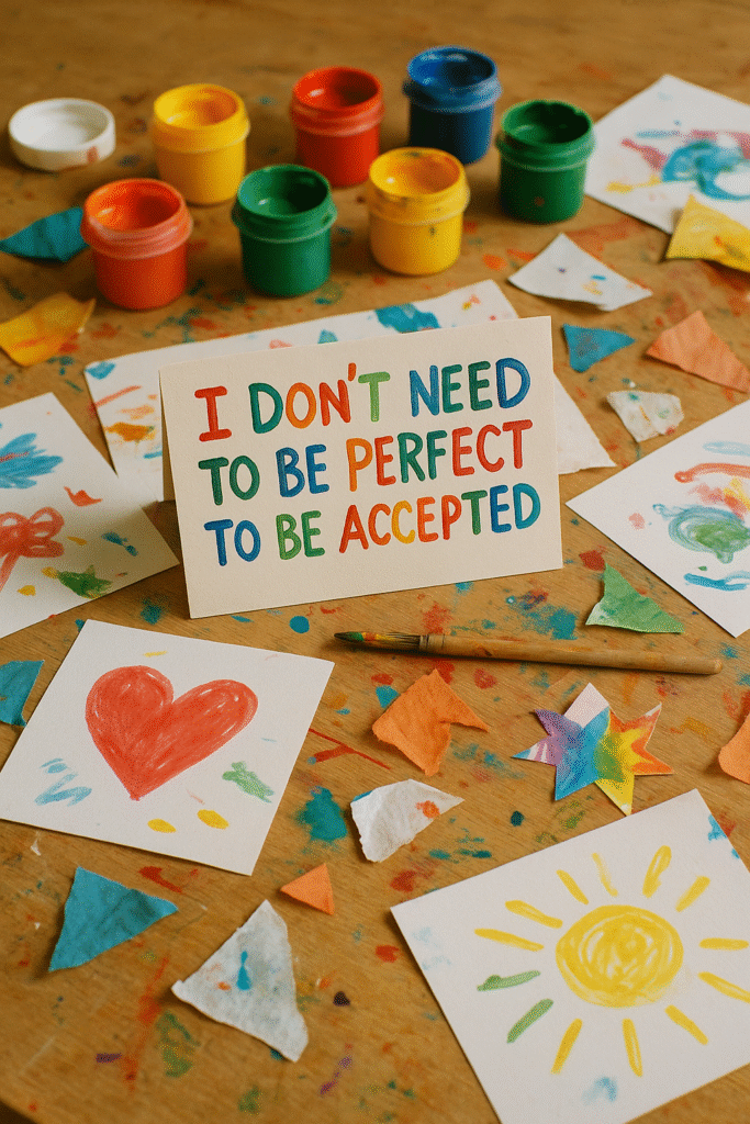 I don’t need to be perfect to be accepted.