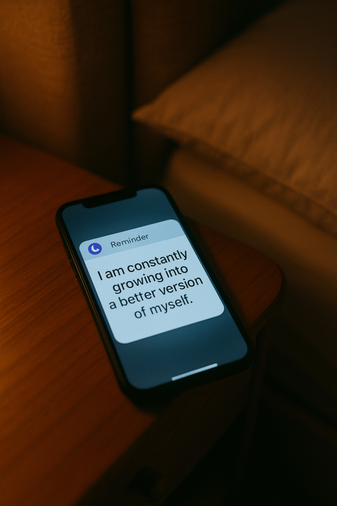 I am constantly growing into a better version of myself.