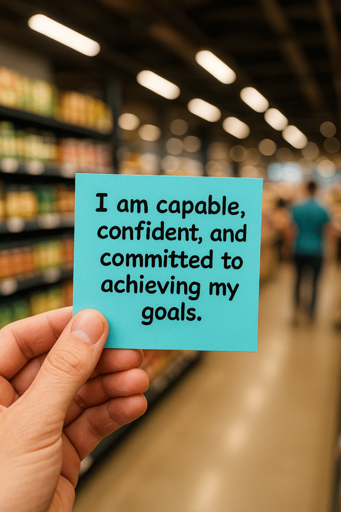 I am capable, confident, and committed to achieving my goals.