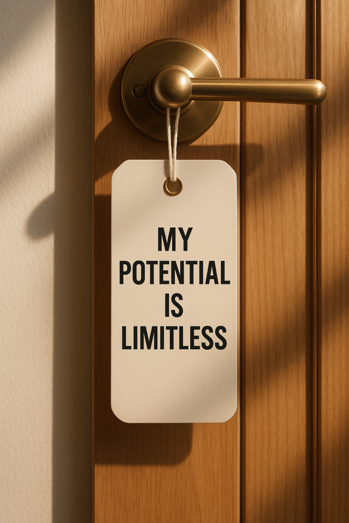 My potential is limitless.