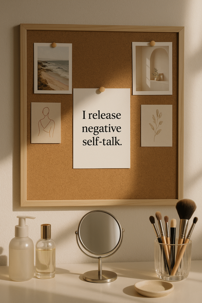 I release negative self-talk.