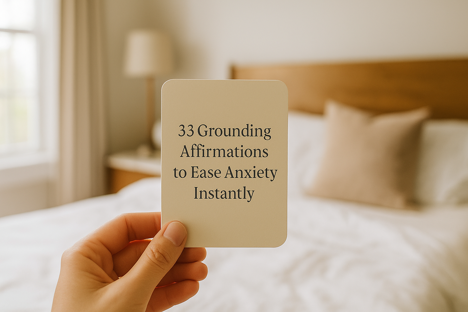 Affirmations for anxiety