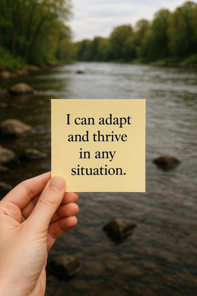 I can adapt and thrive in any situation.