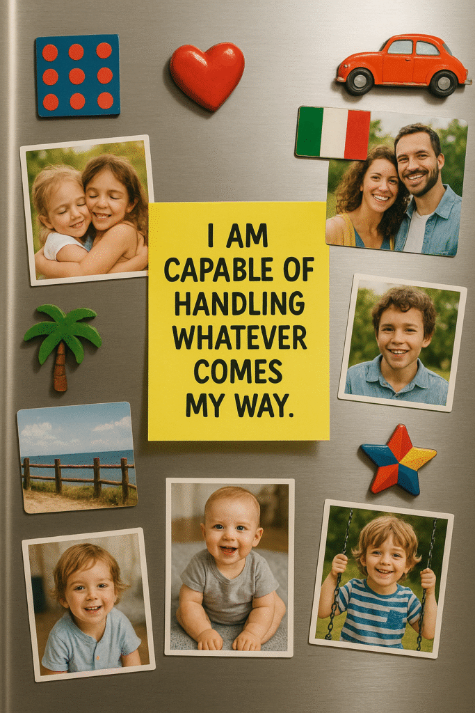 I am capable of handling whatever comes my way.