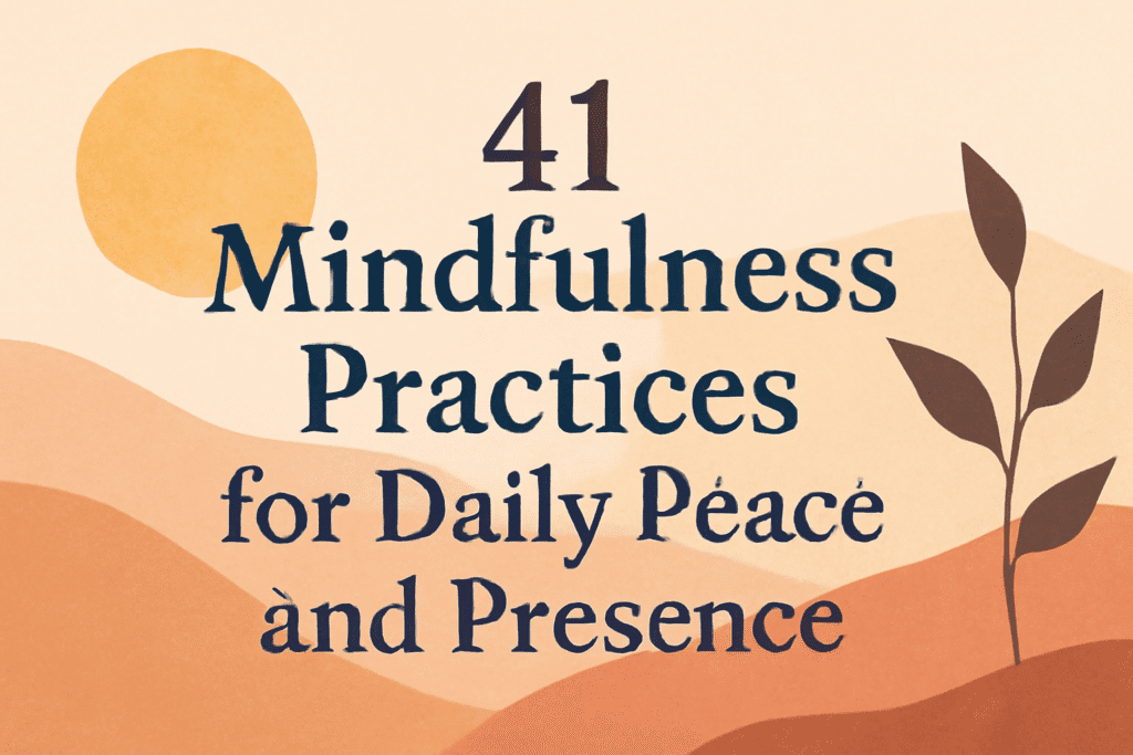Mindfulness affirmations