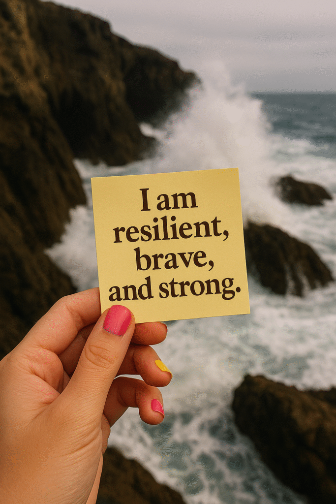 I am resilient, brave, and strong.