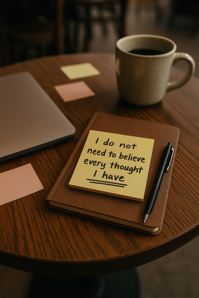I do not need to believe every thought I have.