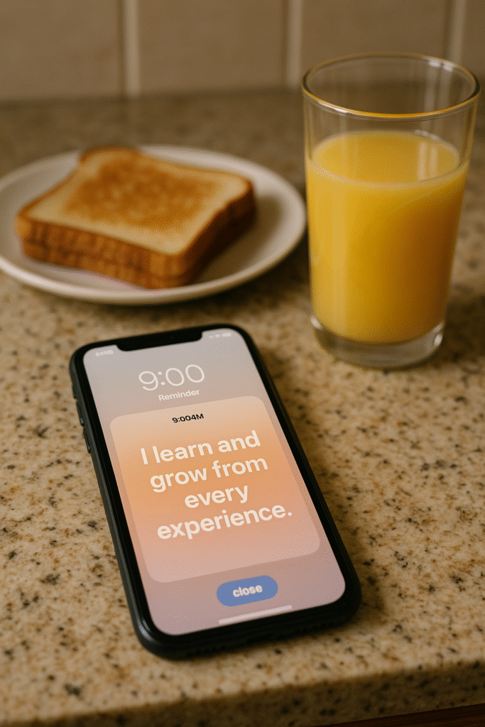 I learn and grow from every experience.