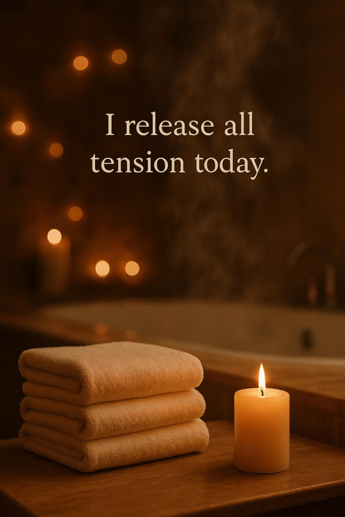 I release all tension today.