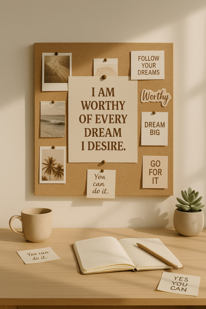 I am worthy of every dream I desire.