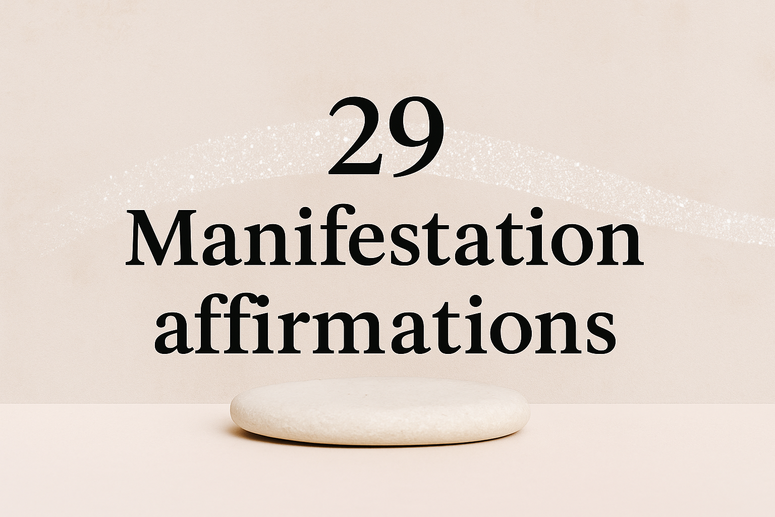 29 Manifestation affirmations