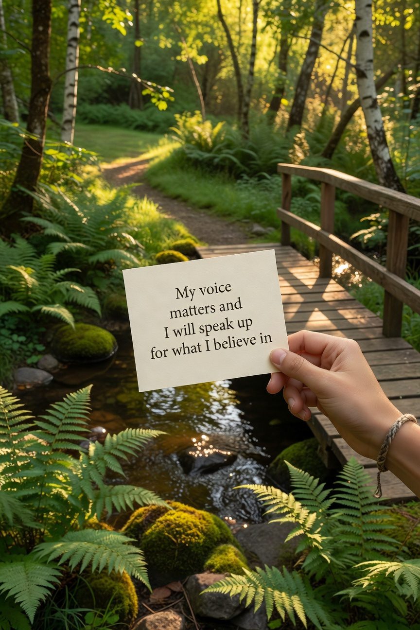 advocate for your beliefs