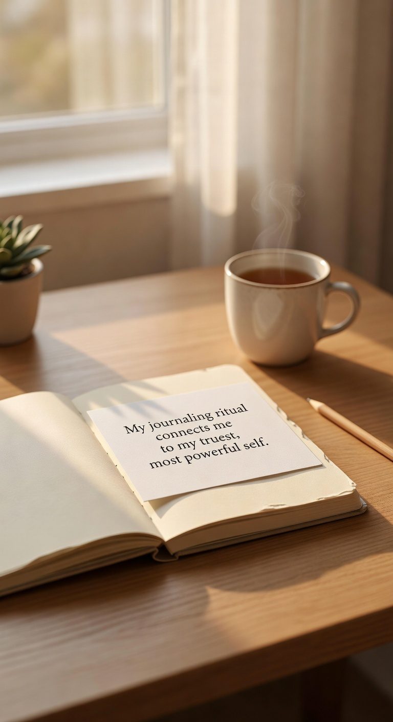 affirmation journaling ritual steps
