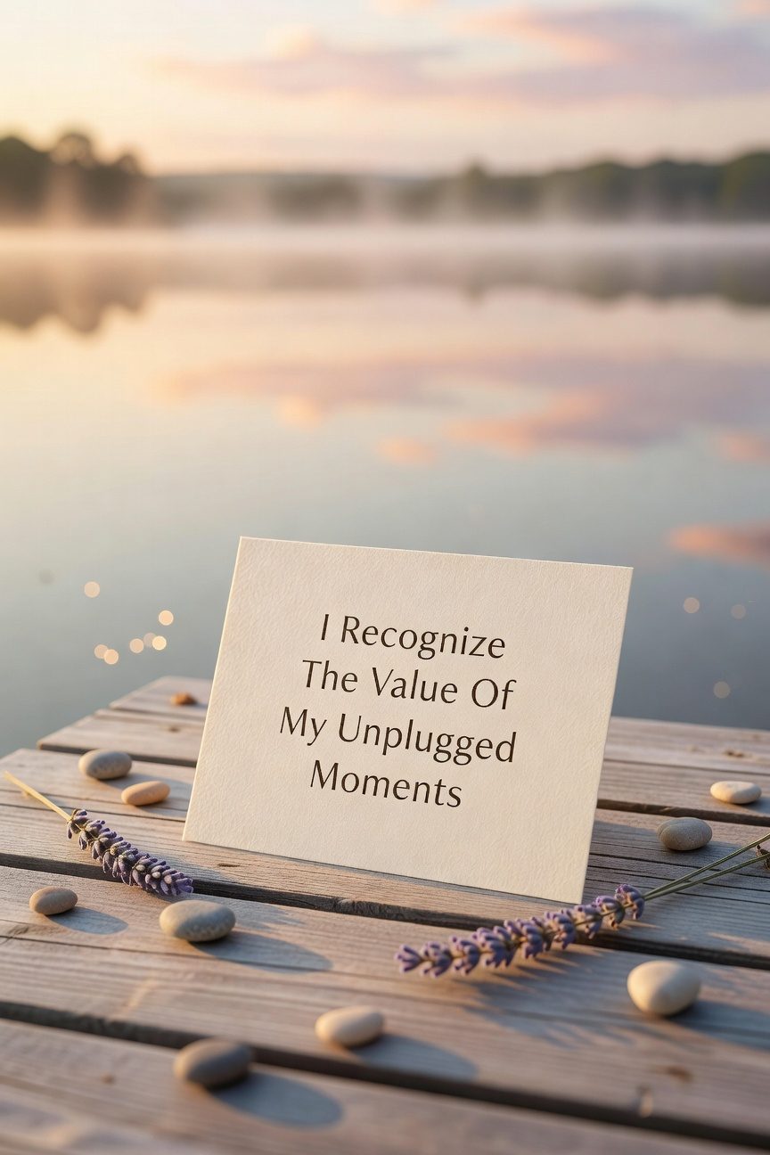 cherished unplugged mindful moments